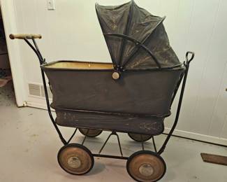 005 Antique TravelEze Baby Carriage