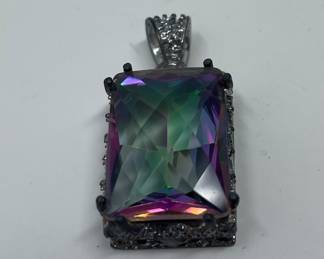 Mystic Topaz • Sterling Pendant