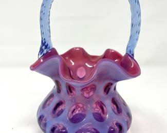 FENTON Glass Basket