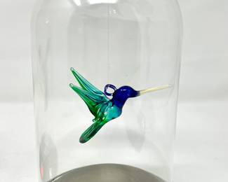 Glass Hummingbird 
Dome Cloche sold separately 