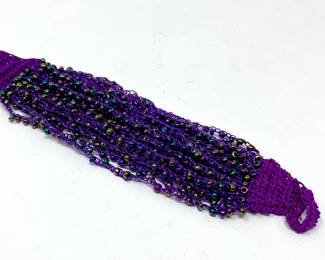 Crochet Beaded Bracelet