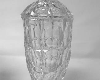 Crystal Glass Jar with Lid