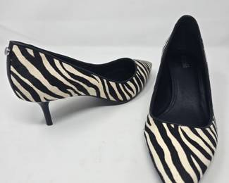 Michael Kors Zebra Kitten Heel Pumps