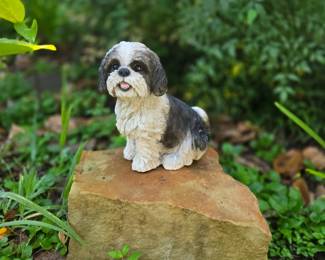 Garden Puppy Statue