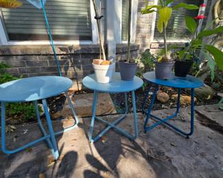 Small outdoor tables