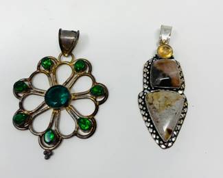 Left to Right

Emerald Quartz • Sterling Pendant

Rock Chelsea • Citrine • Sterling Pendant 
