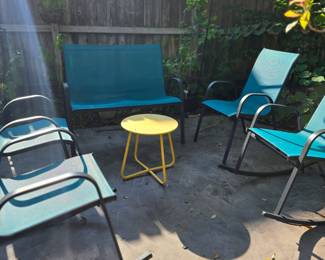 Outdoor Furniture
Rockers
Bench
Yellow Table