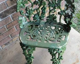 Wrought iron chair 