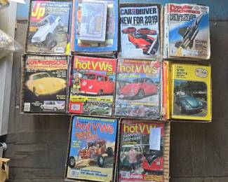 3008  10 Boxes of Automotive, Jets and Offroad Magazines 