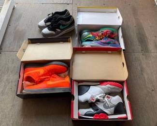 4028  4 Pairs of Nike Shoes 