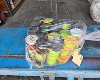 3544  17 Assorted Cans of Tennis Balls 