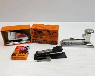 1918  3 Staplers  2 Boxes of Staples 