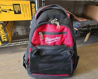 4076  Milwaukee Jobsite Backpack with Tools 