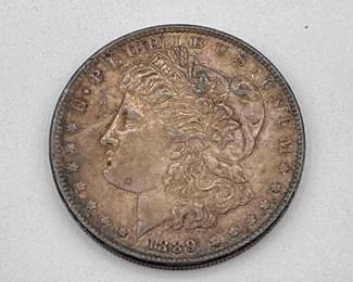 1352  1889P Morgan Silver Dollar 