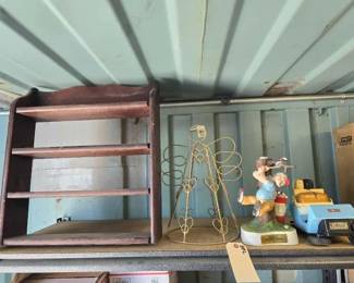3002  Decanters, Wooden Spice Rack, Christmas Angel 