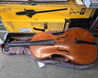 4064  Cello with Knilling Carrying Case 