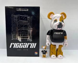 1806  NEW BerBrick Riccardi x Medicom 40th Anniversary Baxter Bearbrick Set 