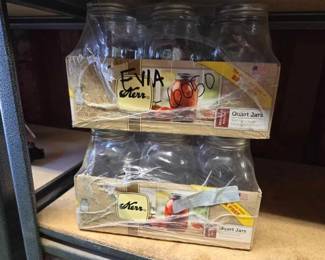 6050  NEW 2 Cases Of Kerr Mason Jars with Lids 