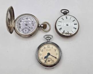 1146  3 Pocket Watches 