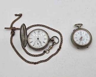 1142  2 Pocket Watches 
