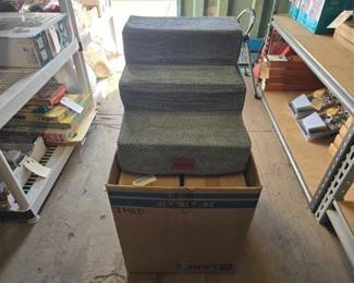 3036  NEW 7 ShinHye 3Step Dog Stairs 