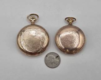 1136  Hampton and Landis Pocket Watches 