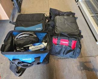 4078  4 Assorted Bags withTools 