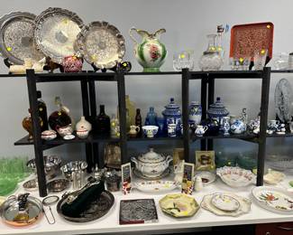 Silver Plate, Blue and White, Crystal, Decorative Plates and Dishes