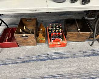 Antique Crates, Coca Cola Bottles