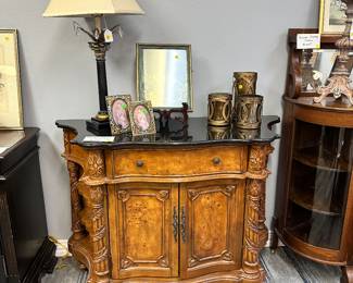 Marble Top Cabinet
