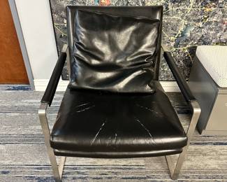Black and Crome Chair