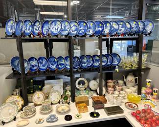 Blue and White Plates, Decor, etc.