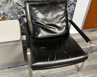 Black and Chrome Chair