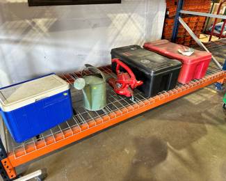 Cooler, Watering Can, Blower, Trunks