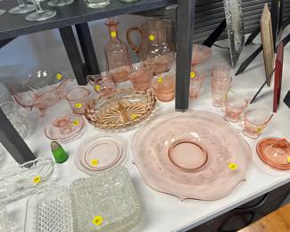 Pink Depression Glass