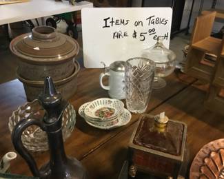 $5 clearance tables