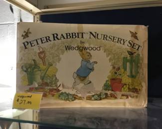 NIB Wedgwood Peter Rabbit set