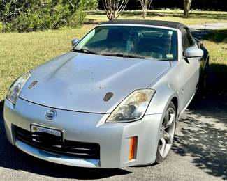 2007 Nissan 350Z Silver Convertible - 65,500 miles