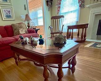 Glass Top Coffee Table