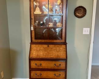 Jasper Cabinet Burl Bookcase Secretary