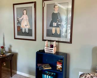 Samuel Miller vintage Folk Art Prints