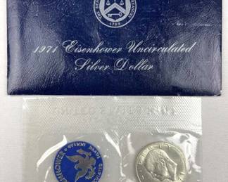 1971-S Silver Dollar, Eisenhower Uncirculated