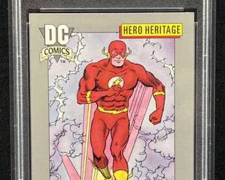 1992 DC Cosmic Cards Flash PSA 9 Mint