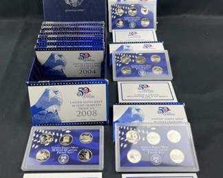 1999-2008 State Quarters Complete Boxed Set