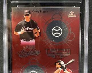 2002 Absolute Biggio/Bagwell Tandems CGC 8