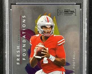 2022 Skybox Metal Universe CJ Stroud PSA 9