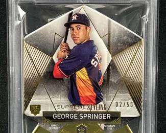 2014 Topps Springer #/50 Gold Rookie Auto PSA