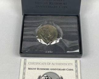 1991 Mt. Rushmore Clad Half Dollar, Uncirculated