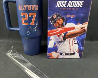 Jose Altuve Astros Tumbler in Box, Brand New