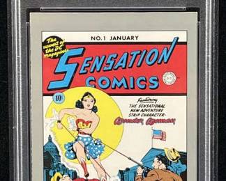1992 DC Cosmic Cards Sensation Comics #1 PSA 9